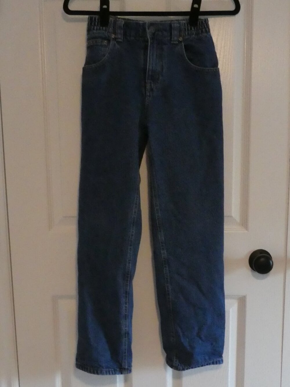 Y2K Vintage GAP KIDS Classic Fleece Lined Denim Blue Jeans - size 10